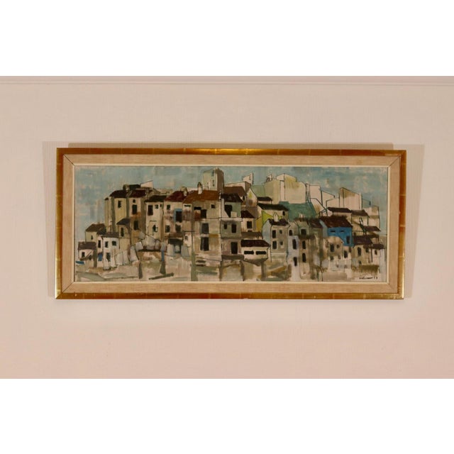 Harry Wichmann, City View, 1957, Oil on Canvas, Framed For Sale - Image 11 of 18