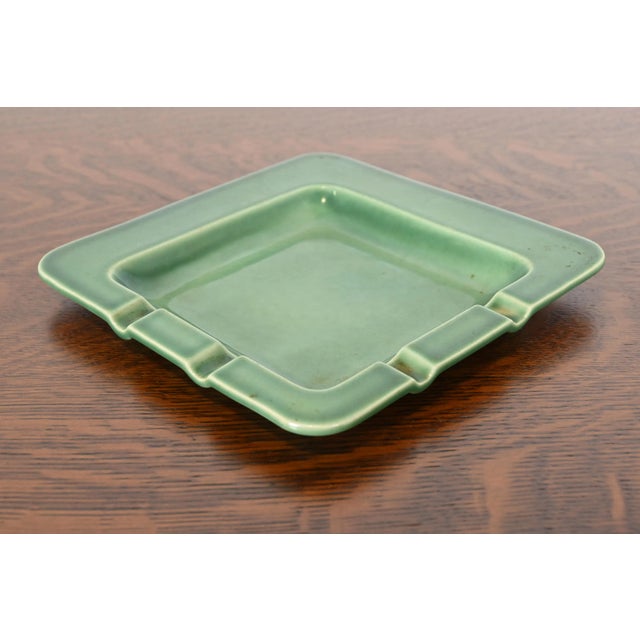 Rookwood Pottery Mid-Century Large Glazed Ceramic Ash Tray, 1955 For Sale - Image 12 of 12
