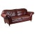 Heritage 3-Seater Brown Leather Mortimer Sofa with Castors by Laura Ashley For Sale - Image 11 of 11