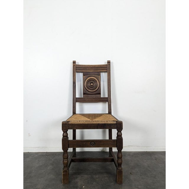 Chairs in the style of Dudouyt, Set of 5 For Sale - Image 5 of 8