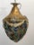 1900's French Louis XVI Style Brass and Multi Colored Glass Pendant For Sale - Image 9 of 12