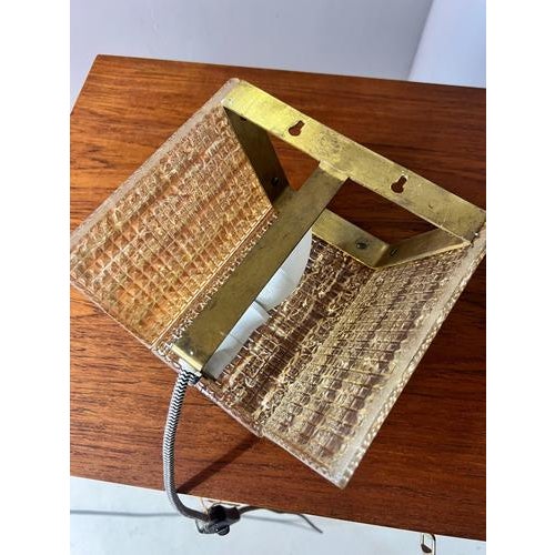 Metal Wall Lamp by Orrefors, Sweden For Sale - Image 7 of 11