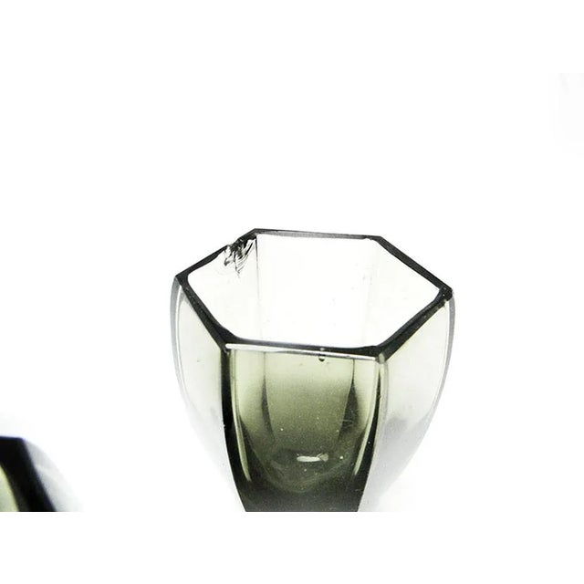 Art Deco Vodka Shots, 1950s, Set of 6 For Sale - Image 10 of 13