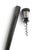 Horn & Sterling Silver Repousse Flower Corkscrew Gadget Walking Stick Cane For Sale - Image 4 of 13