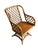 Mid 20th Century Rattan Latticed Dining Set With Glass Top Table For Sale - Image 9 of 16