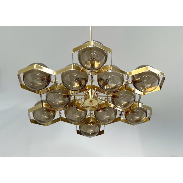 Fabio Ltd 21st Century Honeycomb Chandelier by Fabio LTD For Sale - Image 4 of 7