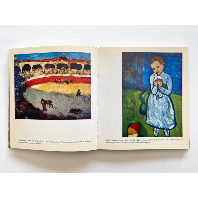 This Pablo Picasso rare vintage 1967 first edition lithograph print hardcover Mid Century Modernist art book is a very...