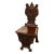 Traditional Antique Carved Italian Renaissance Revival Sgabello Chair Coat of Arms & Cherubs, 1870 For Sale - Image 3 of 15