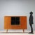 Vintage Burl Veneer Cupboard, Italy, 1960s For Sale - Image 3 of 14