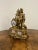 Antique French Victorian Gilt Metal and Porcelain Mantel Clock, 1860 For Sale - Image 3 of 6