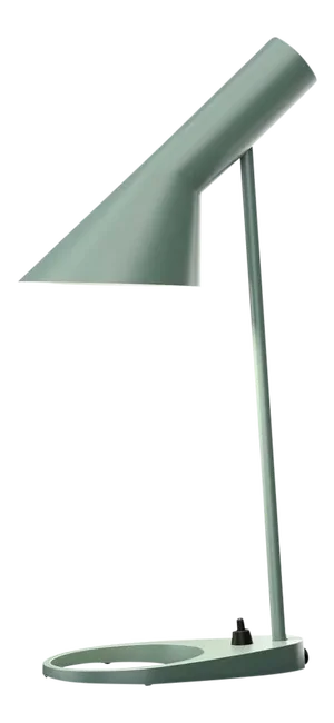 Arne Jacobsen 'Aj Mini' Table Lamp in Pale Petroleum for Louis Poulsen