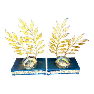 Hollywood Regency Vanity Lamps (Pair) For Sale