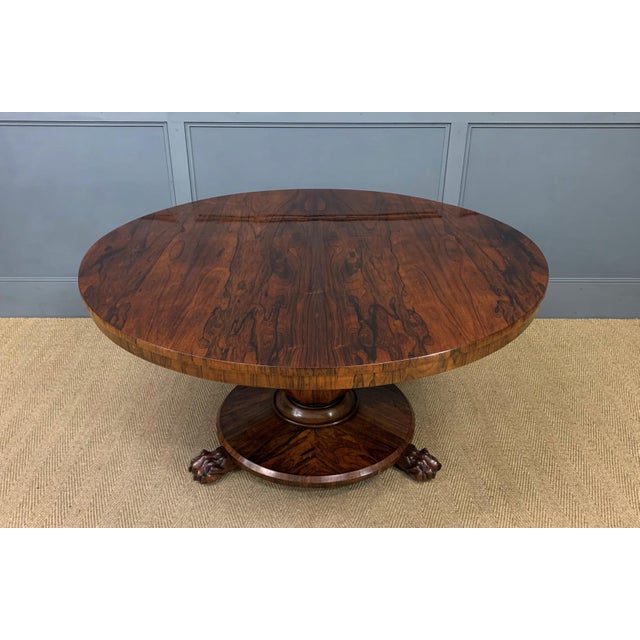 Early Victorian Rosewood Loo Table For Sale - Image 16 of 17