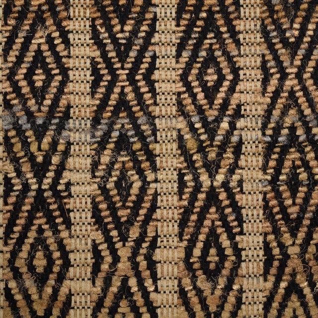 Traditional Schumacher Kyara Handwoven Fabric In Brown & Black For Sale - Image 3 of 5