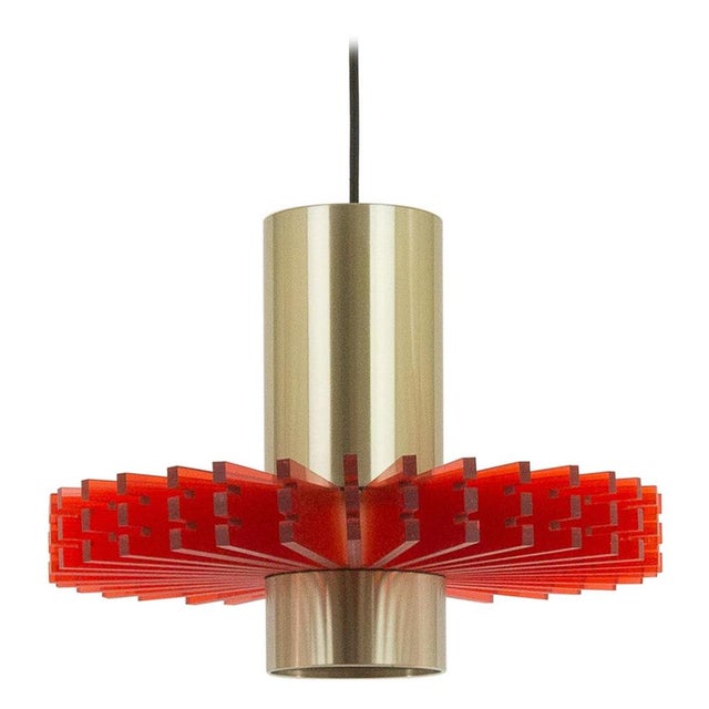 Red Priest Collar Pendant by Claus Bolby for Cebo Industri, 1960s For Sale - Image 9 of 9