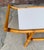 Vintage John Wisner for Ficks Reed Style Pagoda Rattan Low Coffee Table / Bench For Sale - Image 9 of 11