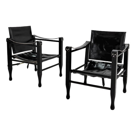 Mid-Century Modern Safari Chair by Aage Bruun & Son, Denmark, 1960s For Sale