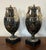Antique 18th Century George III Wedgwood & Bentley Creamware Urns or Mantel Vases With Faux Stone Glaze & Satyr Mask Handles Circa 1780 - A Pair For Sale - Image 13 of 18