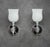 Beautiful pair of andré arbus hand-held torchère wall light sconces, c1960s, france. Stylish, french wall lights in...