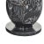 Black Chinese Pair of Onyx Black Marble Vase Crane Bird Pattern For Sale - Image 8 of 9