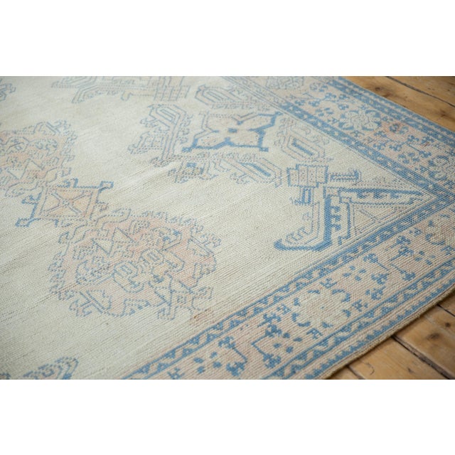 Vintage Distressed Oushak Carpet - 6'8" X 8'10" For Sale - Image 9 of 10