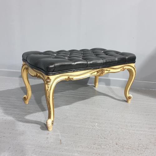 Painted Long Stool For Sale - Image 3 of 8