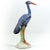 1980s Vintage Italian Handpainted Ceramic Heron Figurine, 1970s For Sale - Image 5 of 10