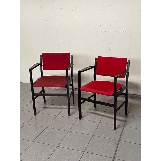1960s Chairs with Armrests, 1960s, Set of 2 For Sale - Image 5 of 17