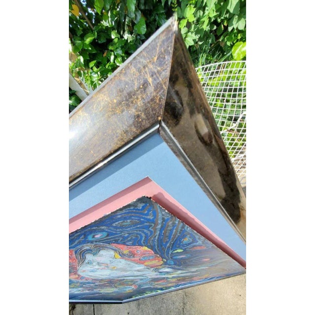 Stone Yamin Young, Serigraph Signed & Numbered "Birth of a Mermaid" 226/275 Framed 1980s For Sale - Image 7 of 13