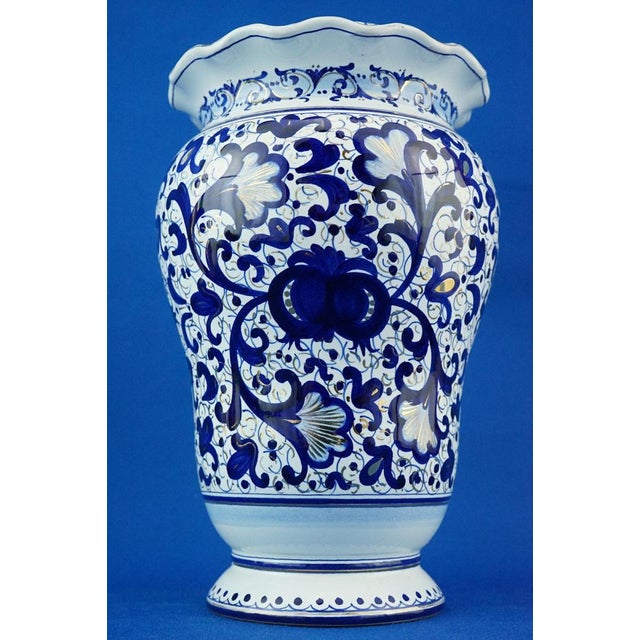 1960s Albarello Ceramic Pharmacy Vase from Cacf, Faenza, Italy, 1960s For Sale - Image 5 of 18