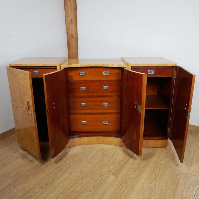 Art Deco Sideboard by Harry & Lou Epstein, 1930s For Sale - Image 3 of 14