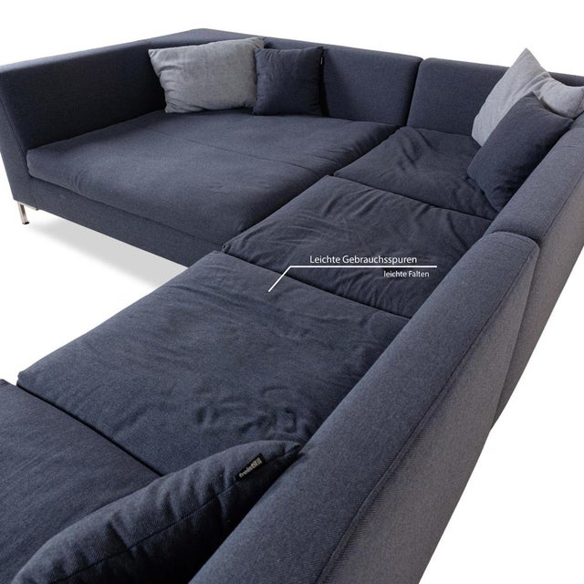 Textile Fabric Freistil 165 Corner Sofa from Rolf Benz For Sale - Image 7 of 14