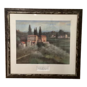 Nino Tirinnnanzi Lithograph “ Ripa Delle Mandorle “ Firenze Gallery Italy