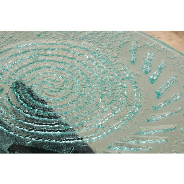 1970s Sculptural Glass Coffee Table by Heinz Lilienthal, Germany, 1970s For Sale - Image 5 of 15