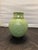 Vintage Titian Potteries Crown Lynn Nz Art Pottery Vase J3 Green Drip Marble Glaze MCM For Sale In New York - Image 6 of 10