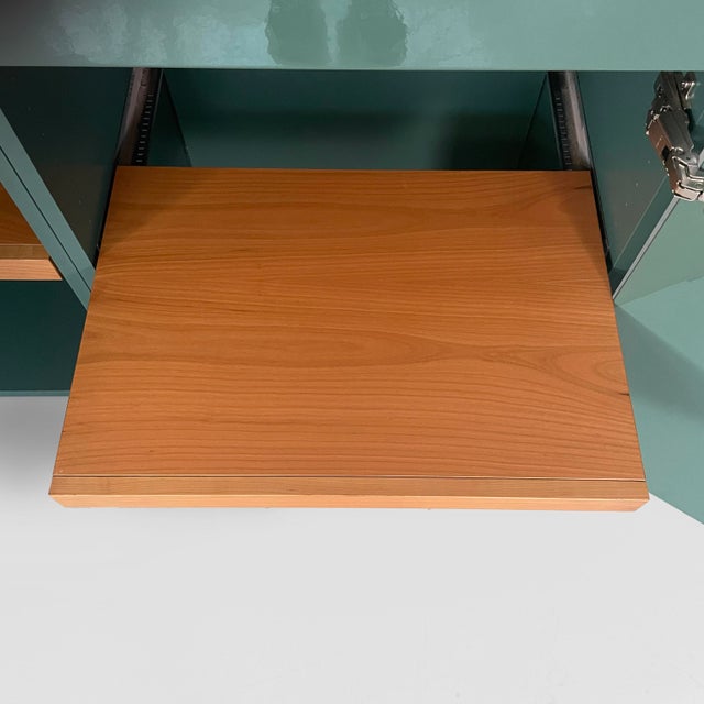 Italian Modern Green Wood Sideboard from Cappellini, 1990s For Sale - Image 13 of 17