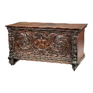 18th Century Continental Carved Walnut Chest