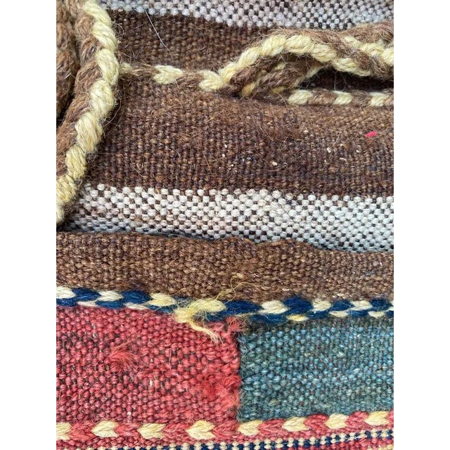 Textile Vintage Double Face Horse Cover Kilim For Sale - Image 7 of 18