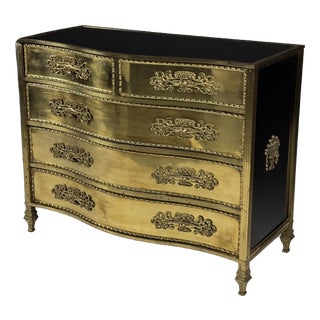 Mid-Century Chest of Drawers in Copper, 1960 For Sale