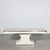 Contemporary 1980s Sculptural Karl Springer JMF Brass Trimmed & Laminate Coffee Table For Sale - Image 3 of 8