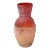 Mid-Century Scavo Orange and Red Hued Hand-Blown Murano Glass Vase by Ermanno Nason for Cenedese For Sale