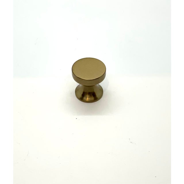 Century Furniture Satin Pale Brass Knob. Modern design.