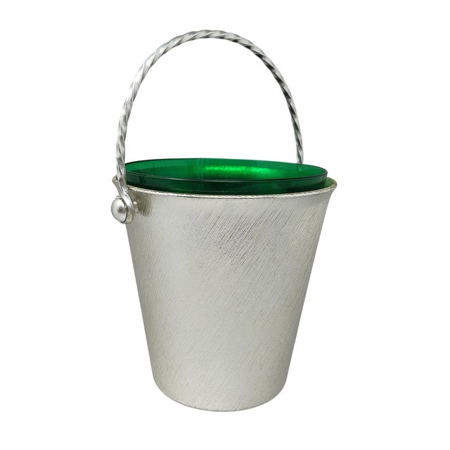 Mid-Century Modern Italian Ice Bucket by Giovanni Alessi, 1960s For Sale - Image 9 of 9