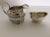 19th Century George Lll English Sterling Silver Creamer and Footed Bowl- 2 Pieces For Sale - Image 4 of 10