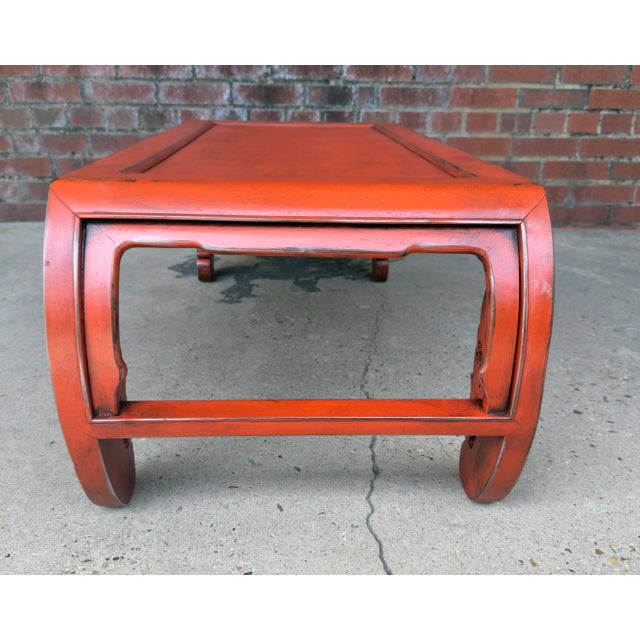 Mid-20th Century Chinoiserie Kang Table - Newly Painted For Sale - Image 9 of 11