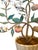 English Vintage Italian Tole Espalier / Espaliered Tree Sculpture, Fruit Tree, Bird, Blossoms, & Apples in Scalloped Oval Pot For Sale - Image 3 of 7