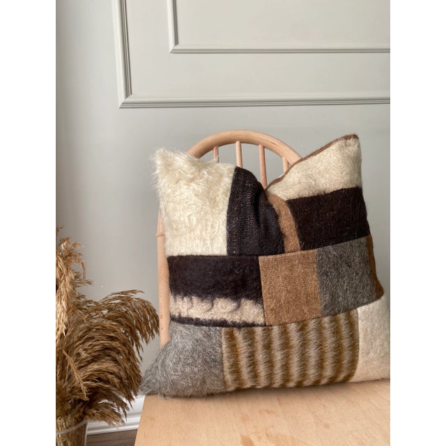 1990s Vintage Kilim Pathcwork Turkish Patchwork Pillow Cover For Sale - Image 5 of 8