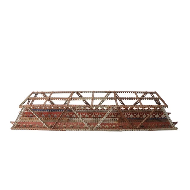 Vintage Erector Set Architectural Trestle Bridge Model For Sale - Image 11 of 14