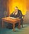 Abraham Straski, Rare Judaica Rabbi Painting For Sale
