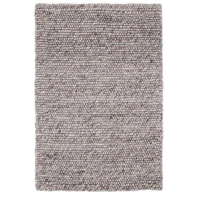 Dash & Albert by Annie Selke Niels Grey Woven Wool/Viscose Rug, 3' x 5' For Sale In Boston - Image 6 of 6